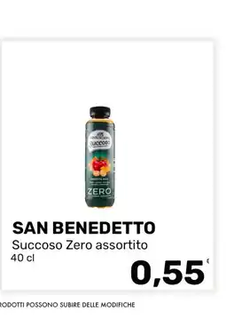 Iper Tosano San Benedetto Succoso Zero assortito offerta