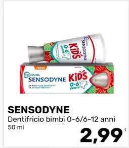 Iper Tosano Sensodyne Dentifricio bimbi offerta