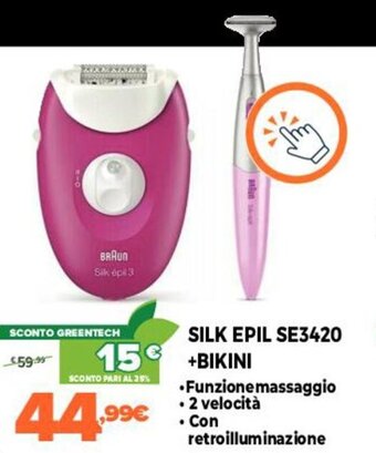 Expert Di Lella Braun Silk Épil SE3420 +Bikini offerta