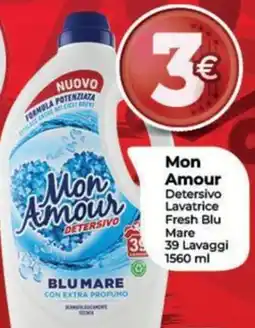 Crai Mon Amour Detersivo Lavatrice Fresh Blu Mare offerta