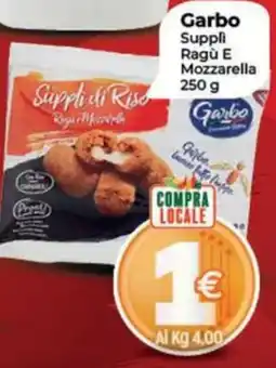 Crai Garbo Suppli di Riso Ragù E Mozzarella offerta