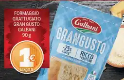 Crai Formaggio grattugiato gran gusto Galbani offerta