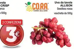 Crai Uva da tavola allison seedless rossa offerta