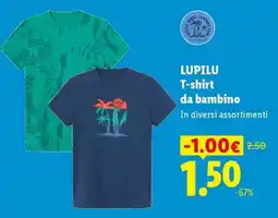 Lidl LUPILU T-shirt da bambino offerta
