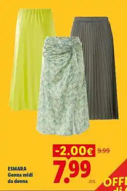 Lidl esmara offerta