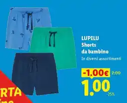 Lidl LUPILU Shorts da bambino offerta