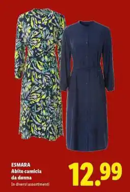 Lidl ESMARA Abito camicia da donna offerta