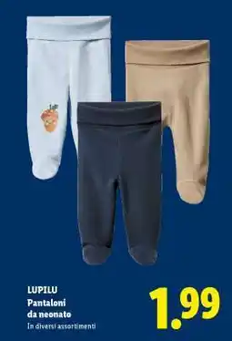 Lidl LUPILU Pantaloni da neonato offerta