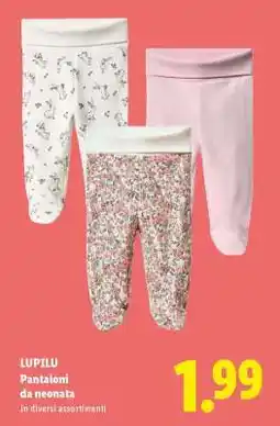 Lidl LUPILU Pantaloni da neonata offerta