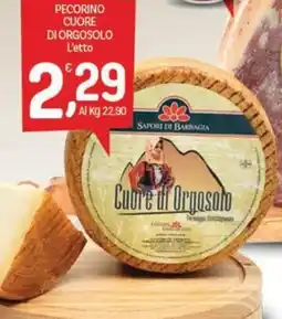 Crai Pecorino Cuore di Orgosolo offerta
