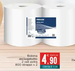 Altasfera Bobina asciugatutto offerta