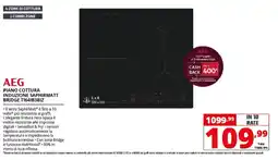 Comet AEG piano cottura induzione Saphirmatt Bridge TI641B3BIZ offerta