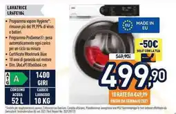 Unieuro AEG Lavatrice LR6FE104 offerta