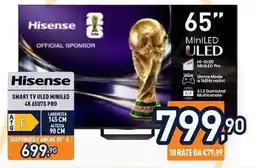 Unieuro Hisense Smart TV ULED Mini LED 4K 65U7S Pro offerta