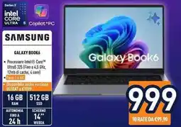 Unieuro Samsung Galaxy Book6 offerta
