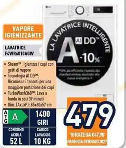 Unieuro Lavatrice intelligente offerta