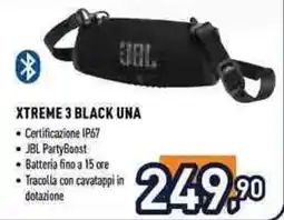 Unieuro JBL XTREME 3 BLACK UNA offerta