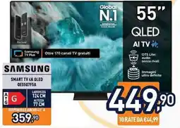 Unieuro Samsung Smart TV 4K QLED offerta