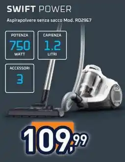 Unieuro Swift Power Aspirapolvere senza sacco offerta