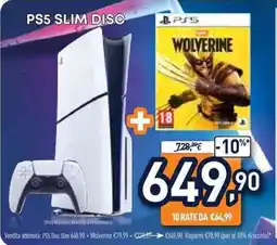 Unieuro PS5 Slim Disc offerta