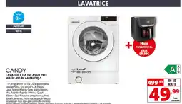 Comet Candy lavatrice da incasso pro wash 400 offerta