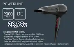 Unieuro Powerline Asciugacapelli offerta