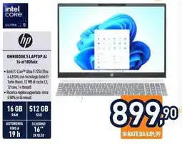 Unieuro HP OMNIBOOK 5 LAPTOP AI offerta