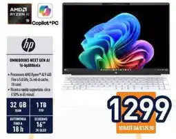 Unieuro HP OMNIBOOK5 NEXT GEN AI offerta