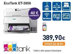 Unieuro Epson EcoTank ET-3956 offerta