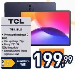 Unieuro TCL TAB A1 PLUS offerta