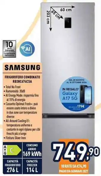 Samsung Frigorifero Combinato