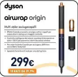 Unieuro Dyson airwrap origin offerta