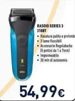 Unieuro Rasoio Series 3 310BT offerta