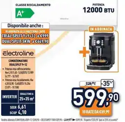 Unieuro Electroline condizionatore dualsplit 9+12 offerta