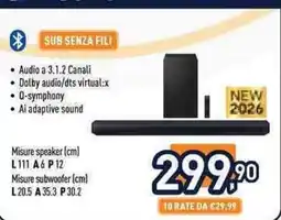 Unieuro Sub senza fili offerta