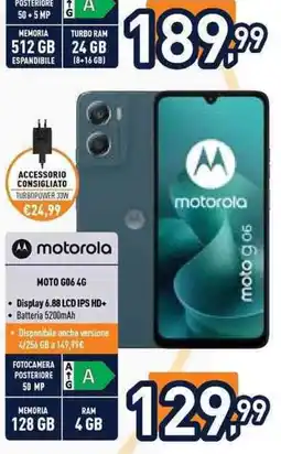 Unieuro Motorola Moto G06 4G offerta