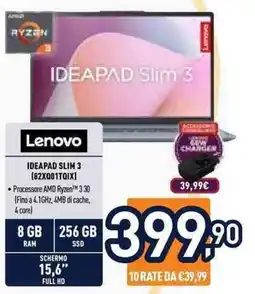Unieuro Lenovo IDEAPAD Slim 3 offerta
