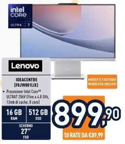 Unieuro Lenovo Ideacentre offerta