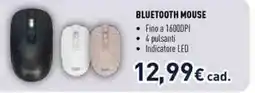 Unieuro Bluetooth mouse offerta