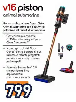Unieuro Dyson Piston Animal Submarine offerta