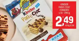 Crai Kinder Pane e Cioc Ferrero offerta