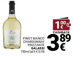 Supermercati Gulliver Pinot Bianco Chardonnay Frizzante Galassi offerta