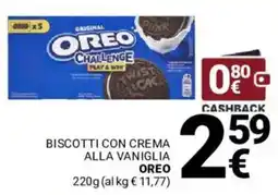 Supermercati Gulliver Biscotti con crema alla vaniglia Oreo offerta