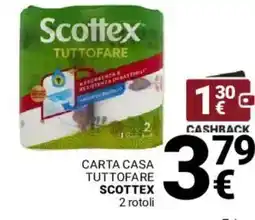 Supermercati Gulliver Carta casa tuttofare Scottex offerta