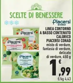 Conad City Piacersi contorno misto di verdure offerta