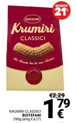 Supermercati Gulliver Krumiri Classici Bistefani offerta