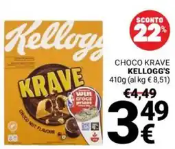 Supermercati Gulliver Choco Krave Kellogg's offerta