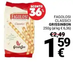 Supermercati Gulliver Fagolosi classici GrissinBon offerta