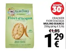 Supermercati Gulliver Cracker Fiori d'Acqua Mulino Bianco offerta