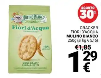 Supermercati Gulliver Cracker Fiori d'Acqua Mulino Bianco offerta